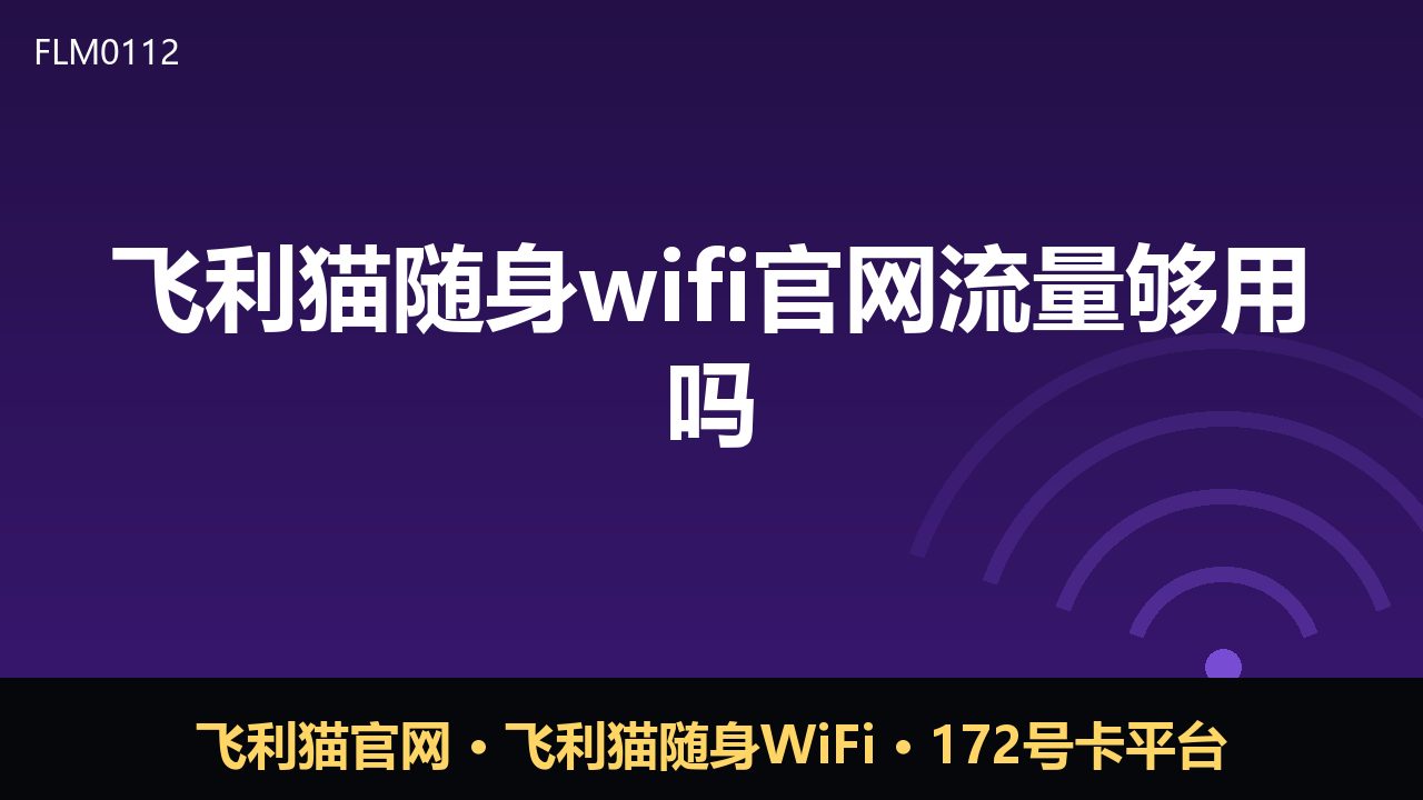 飞利猫随身WiFi流量够用吗？实测与选购建议