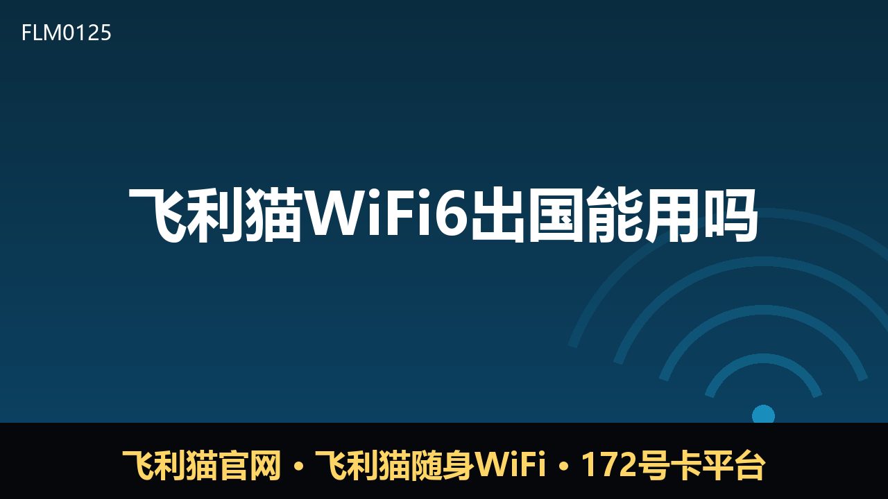 飞利猫WiFi6出国能用吗？随身WiFi跨境使用科普